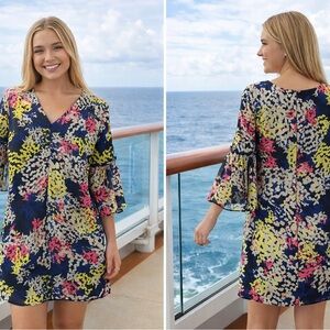 Taylor Floral V-Neck Dress EUC

#2007